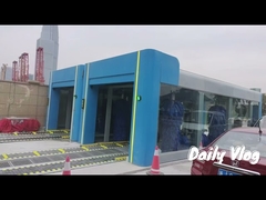 Lavadora de coches con doble transporte de túnel de Kolon terminada la instalación!