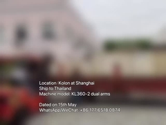 Kolon KL360-2 dos brazos sin contacto entrega de la lavadora de coches a Tailandia!