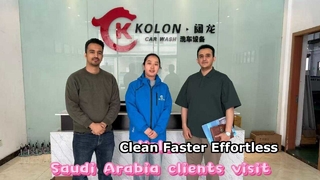 Kolon da una calurosa bienvenida a valiosos clientes de Arabia Saudita que visitaron nuestra empresa.