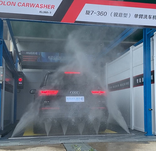 Ahorro de mano de obra Máquina de lavado automática sin contacto KL360-1 15kw bomba de agua 12kw secador de aire