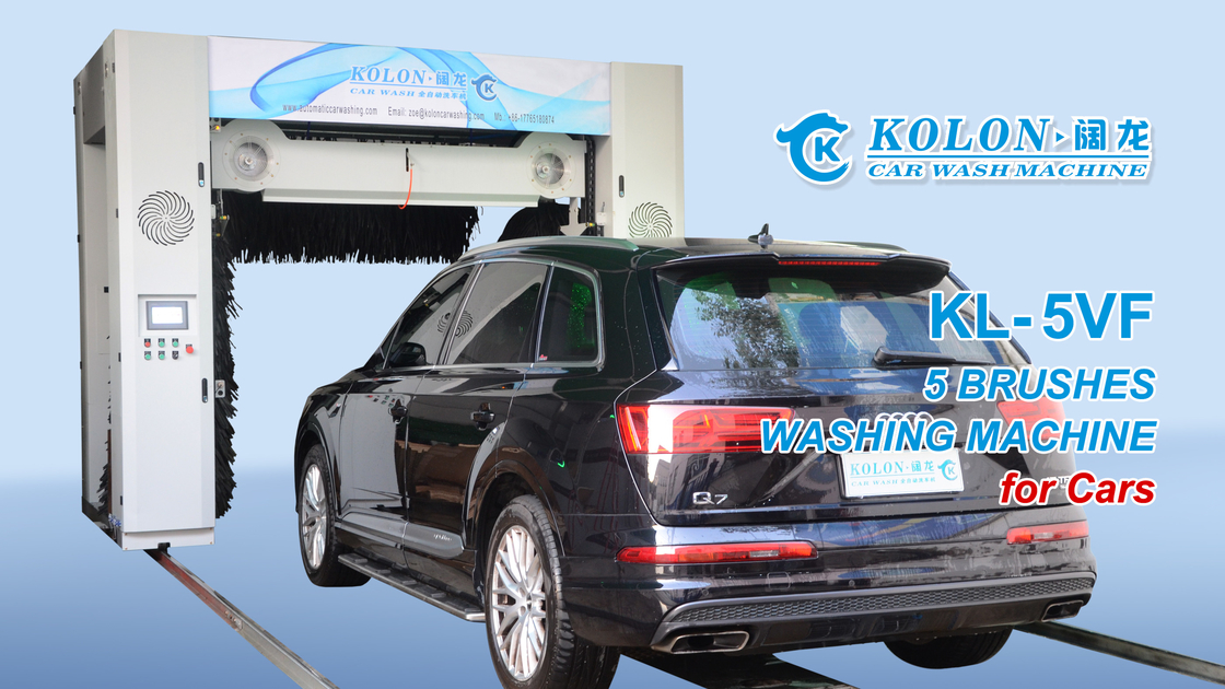 5 cepillos automático de vuelco máquina de lavado de coches soplador automático hacia arriba hacia abajo para el coche