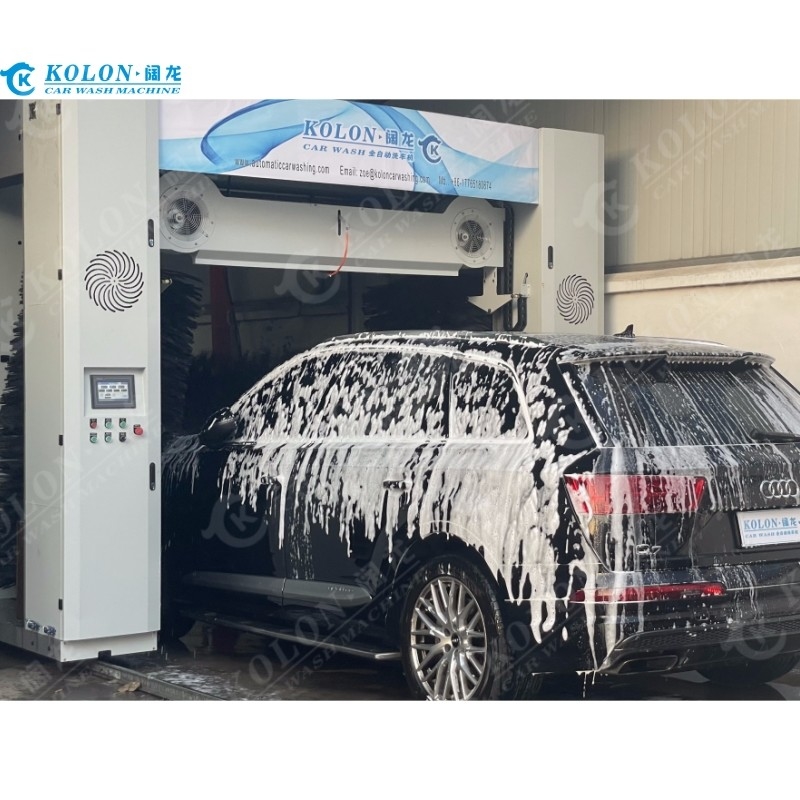 5 cepillos automático de vuelco máquina de lavado de coches soplador automático hacia arriba hacia abajo para el coche