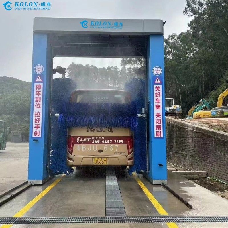 Experimenta Kolon: Resultados de limpieza inigualables con nuestra máquina de lavado de autobuses de primera línea