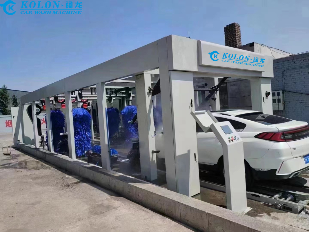 Suministro de agua DN25 mm/tasa de flujo ≥ 80 L/min Equipo de túnel de lavado de coches para limpieza