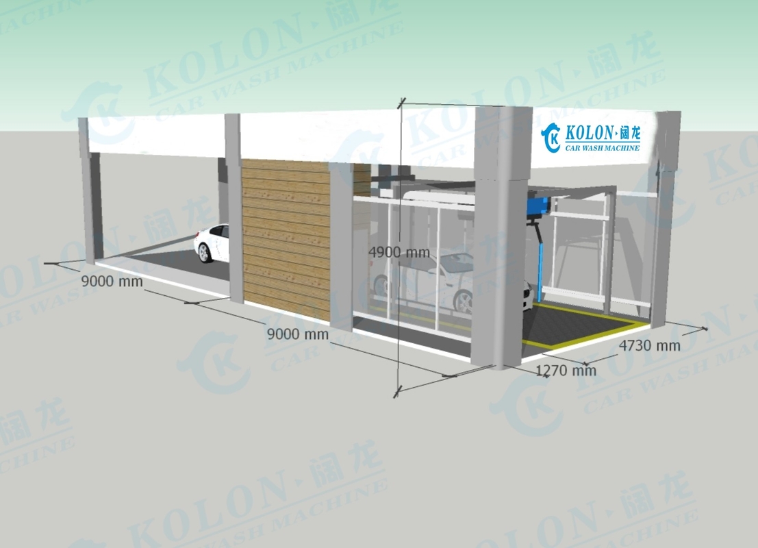 KOLON 380V 24.5kW Lavadora de automóviles sin contacto ajustable de presión con función de lavado a alta presión