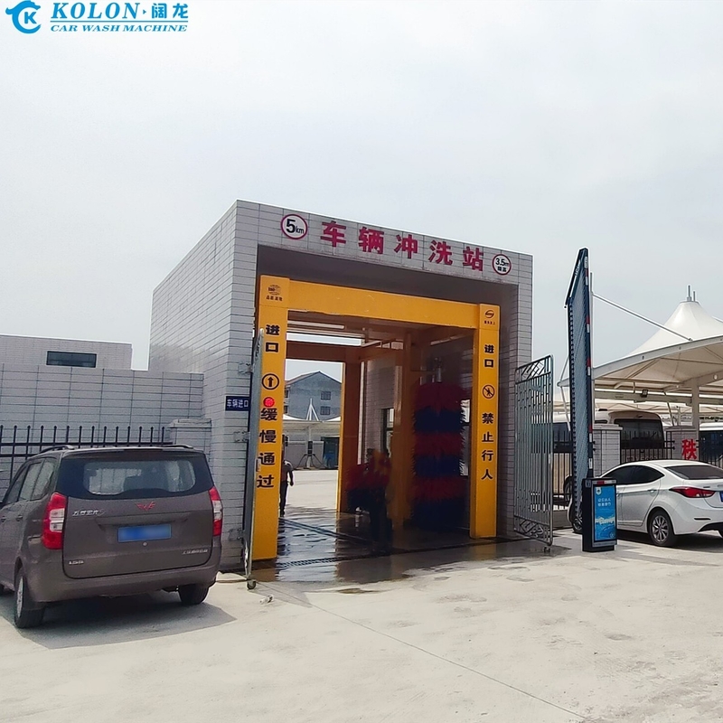 Máquina de limpieza automática de autobús de 67kw con sistema de control PLC Rápido 3-5 minutos de lavado