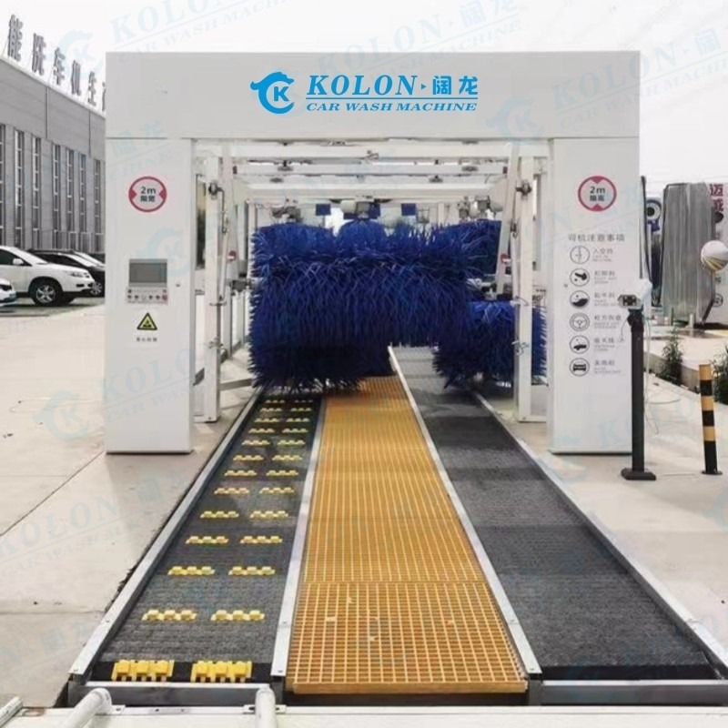 380V/50HZ/3 Fases Máquina de lavado automática de túnel con 80 litros por consumo de agua del coche