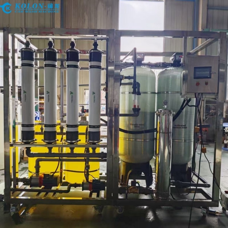 Kolon 4 m 3 / H,6 pasos sistema de agua de proceso Estado de la técnica de acero inoxidable Sistema de tratamiento de aguas residuales