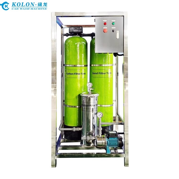 Sistema de tratamiento de aguas residuales de plata de Kolon Cuadro de acero inoxidable Sistema de filtración de cinco etapas