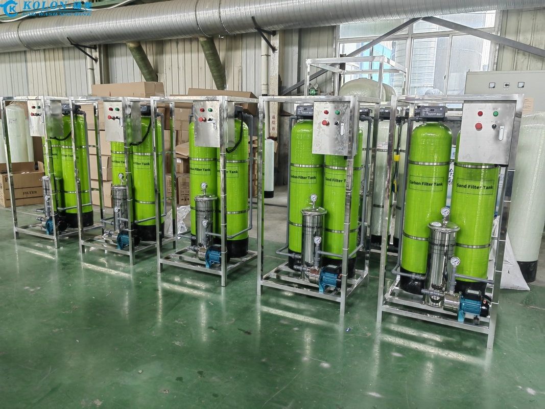 Sistema de tratamiento de aguas residuales de plata de Kolon Cuadro de acero inoxidable Sistema de filtración de cinco etapas