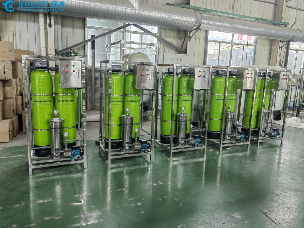 Sistema de tratamiento de aguas residuales de plata de Kolon Cuadro de acero inoxidable Sistema de filtración de cinco etapas