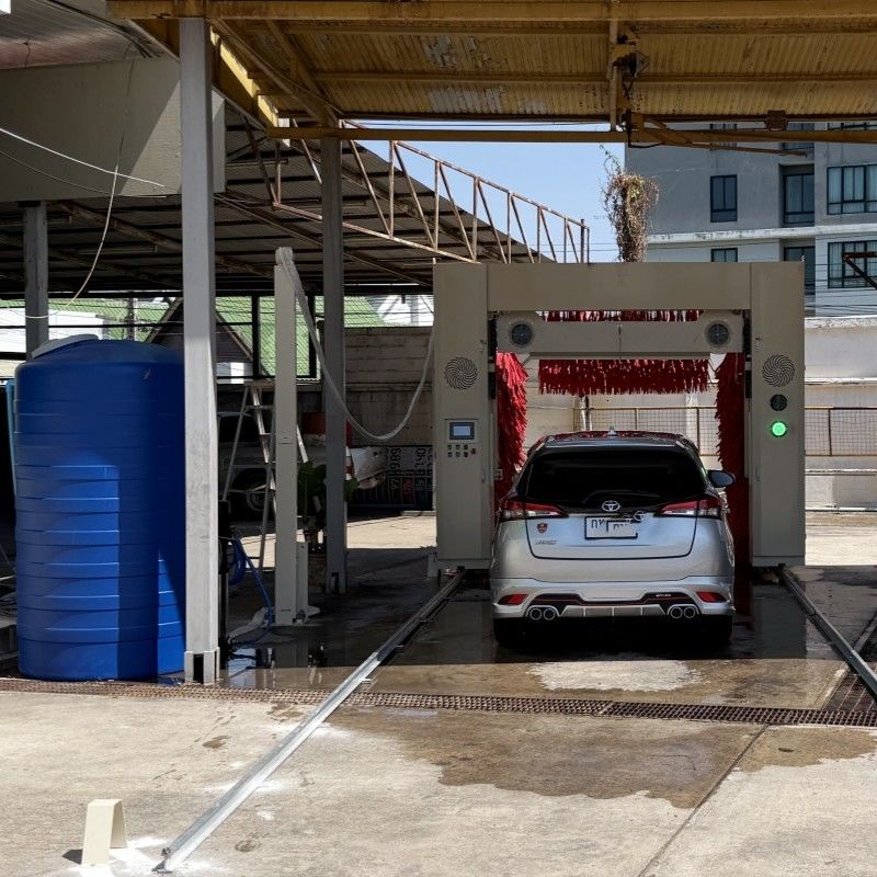 Marco de acero galvanizado en caliente Kolon para durabilidad y resistencia a la corrosión en la máquina de lavado de coches con volteo totalmente automático