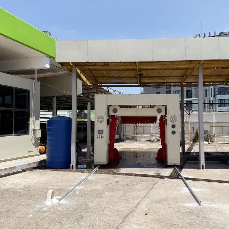 Marco de acero galvanizado en caliente Kolon para durabilidad y resistencia a la corrosión en la máquina de lavado de coches con volteo totalmente automático