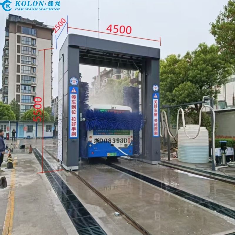 Experimenta Kolon: Resultados de limpieza inigualables con nuestra máquina de lavado de autobuses de primera línea