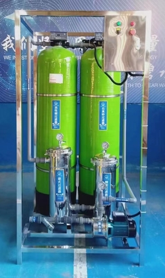 Sistema de tratamiento de aguas residuales de plata Cuadro de acero inoxidable