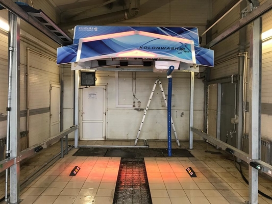Lavadora automática de automóviles de presión sin contacto 24.5Kw de potencia presión de agua ajustable Opciones de pago múltiples