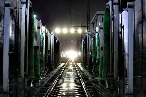 Máquina de lavado de trenes eficiente de Kolon máquina de lavado automático de vehículos pesados